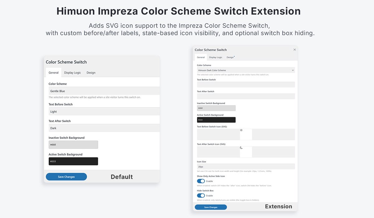 Advanced Color Scheme Switch (Impreza Theme Extension)